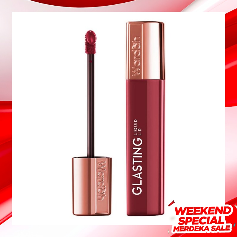 Wardah Glasting Liquid Lip 12 Shine Sorbet 3.5g
