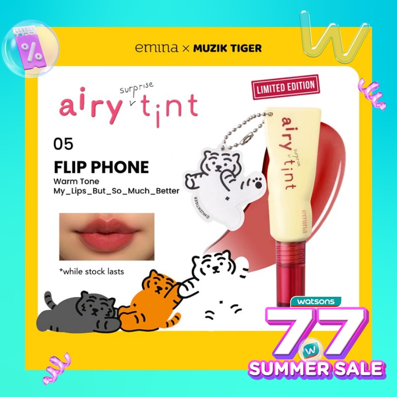 EMINA AIRY SUR LIP TINT 05 FLIP PHONE