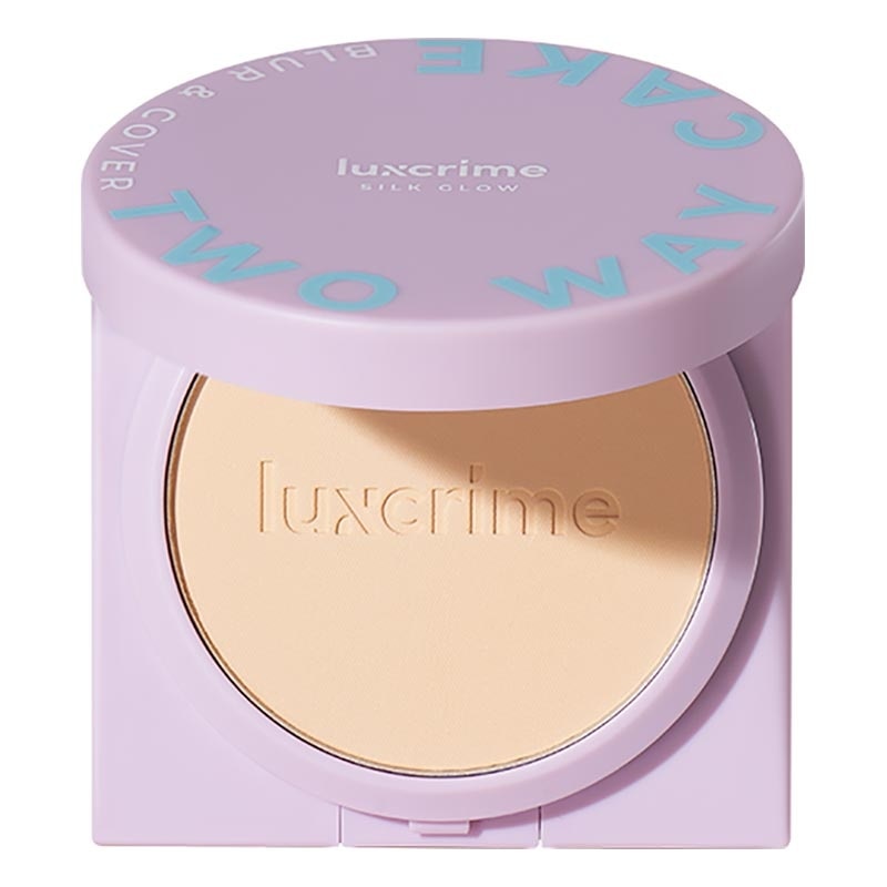 Luxcrime Blur & Cover Two Way Cake : Silk Glow Cream Puff 8.5g