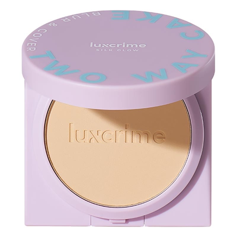 Luxcrime Blur & Cover Two Way Cake : Silk Glow Custard 8.5g