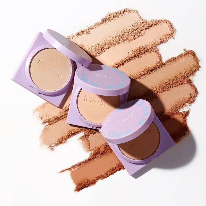 Luxcrime Blur & Cover Two Way Cake : Silk Glow Cinnamon 8.5g