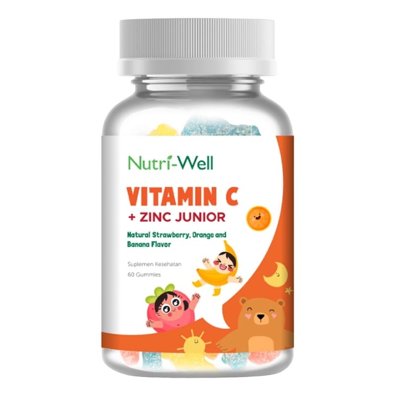 Vitamin C + Zinc Junior Gummies 60'S