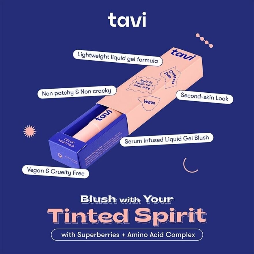 Tavi 3-in-1 Color Play Face Tint Petal Flush 9g