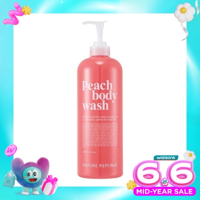 NATURE REPUBLIC - Nature Republic Daily Fresh Peach Body Wash 1000ml