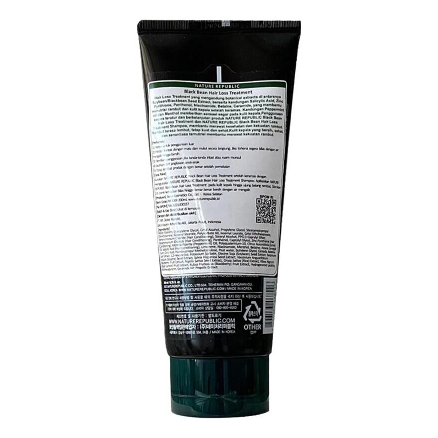 Nature Republic Black Bean Anti Hair Loss Treatment 200ml