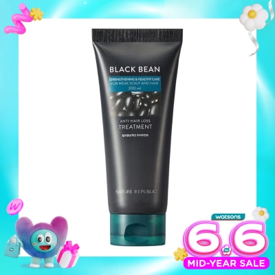 NATURE REPUBLIC - Nature Republic Black Bean Anti Hair Loss Treatment 200ml