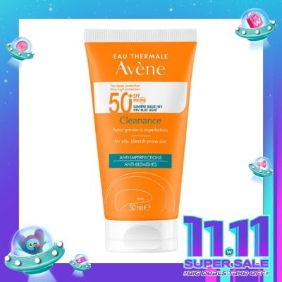 EAU THERMALE AVÈNE Eau Thermale Avène Cleanance SPF 50+ PA++++ 50 ml Blue Light Protection 50ml