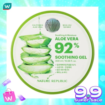 NATURE REPUBLIC Nature Republic Soothing & Moisture Aloe Vera 92% Soothing Gel 300ml