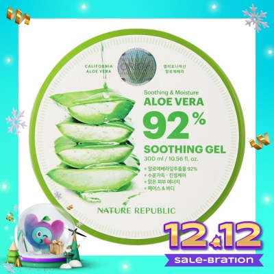 NATURE REPUBLIC Nature Republic Soothing & Moisture Aloe Vera 92% Soothing Gel 300ml