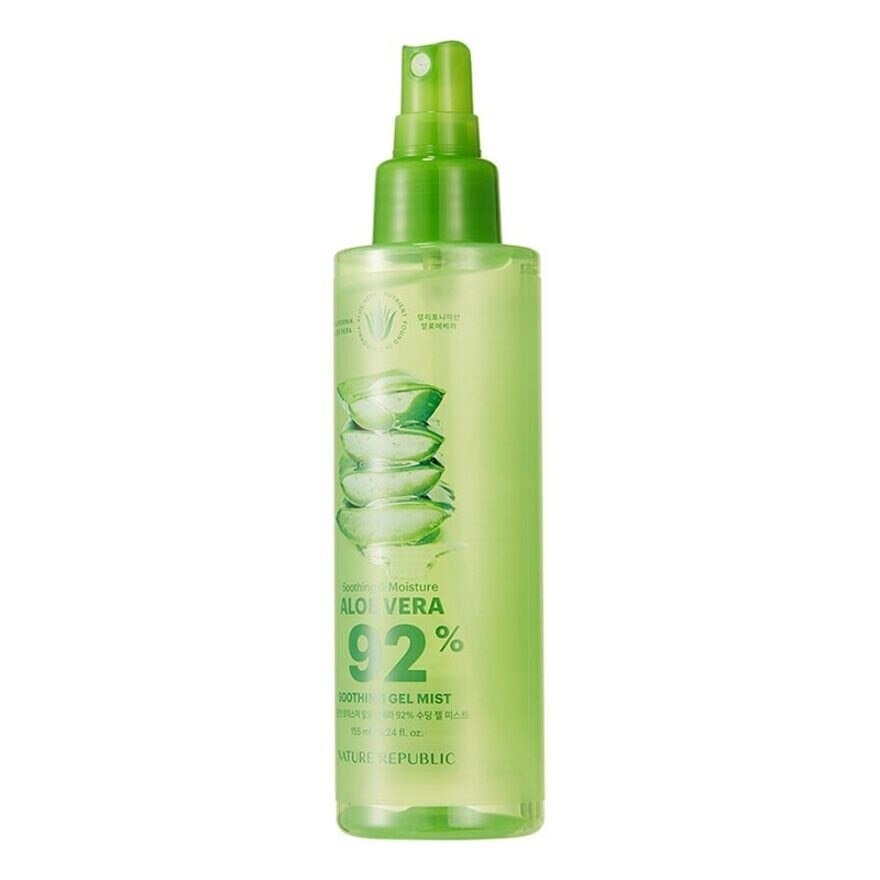 Nature Republic Soothing & Moisture Aloe Vera 92% Soothing Gel Mist 155Ml