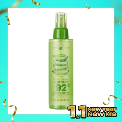 NATURE REPUBLIC Nature Republic Soothing & Moisture Aloe Vera 92% Soothing Gel Mist 155ml