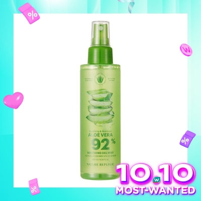 NATURE REPUBLIC Nature Republic Soothing & Moisture Aloe Vera 92% Soothing Gel Mist 155ml