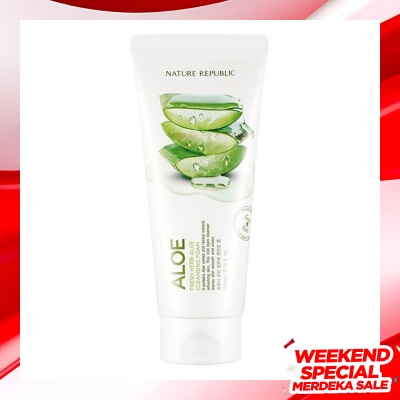 NATURE REPUBLIC Nature Republic Fresh Herb Aloe Cleansing Foam 170ml