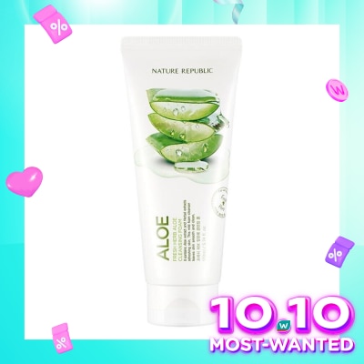 NATURE REPUBLIC Nature Republic Fresh Herb Aloe Cleansing Foam 170ml