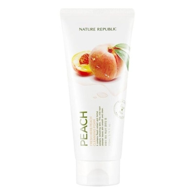 NATURE REPUBLIC Nature Republic Fresh Herb Peach Cleansing Foam 170ml