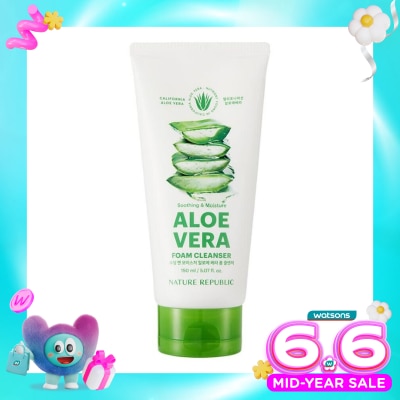 NATURE REPUBLIC - Nature Republic Soothing & Moisture Aloe Vera Foam Cleanser 23ml