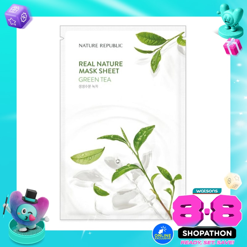 N.REP RN GREEN TEA MASK SHEET 23ML image