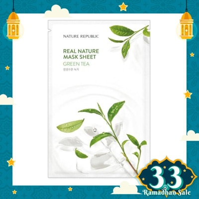 NATURE REPUBLIC N.REP RN GREEN TEA MASK SHEET 23ML