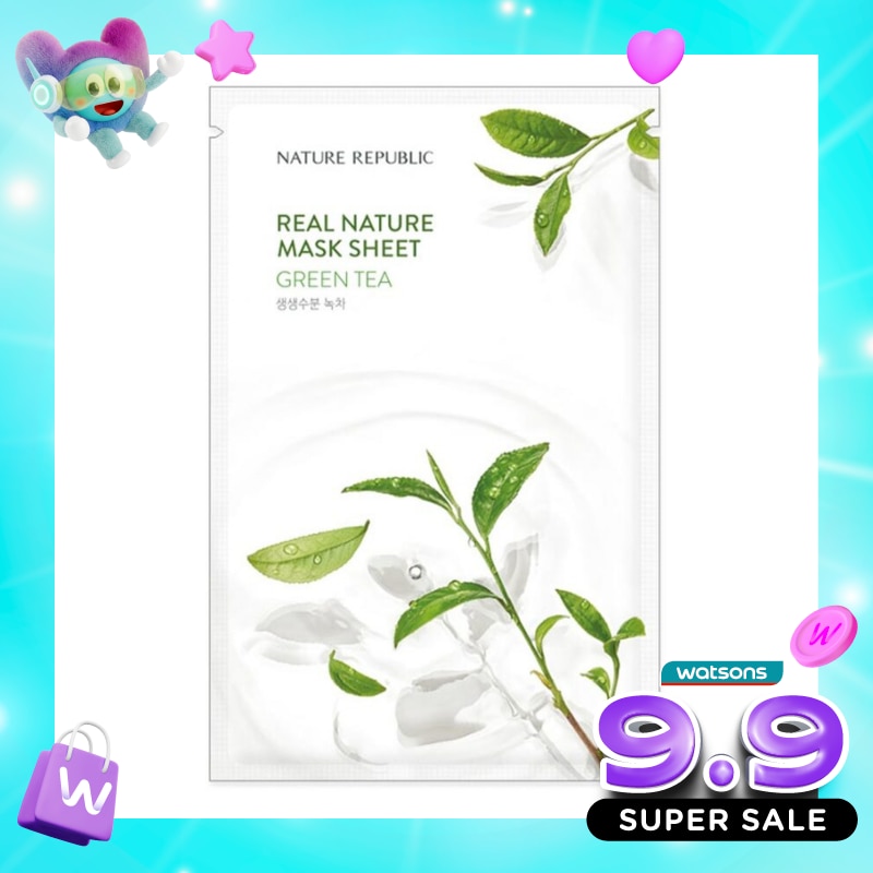 Nature Republic Real Nature Green Tea Mask Sheet 23ml image