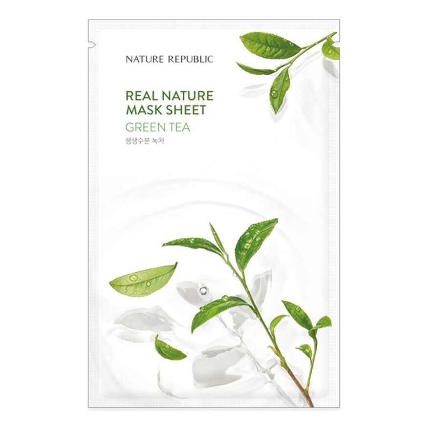 Nature Republic Real Nature Green Tea Mask Sheet 23ml