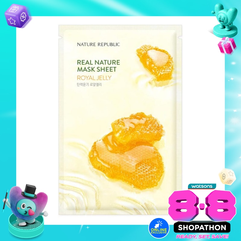 Nature Republic Real Nature Royal Jelly Mask Sheet 23ml image
