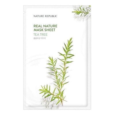 NATURE REPUBLIC Nature Republic Real Nature Tea Tree Mask Sheet 23ml