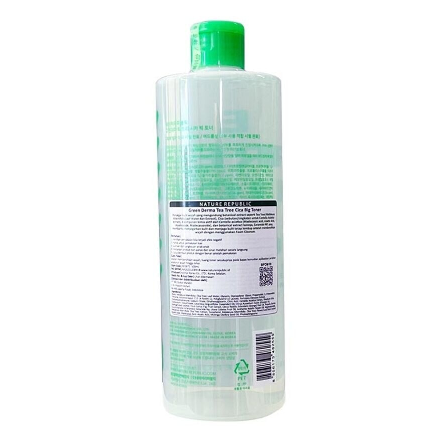 N.REP GD TEA TREE CICA BIG TONER 500ML