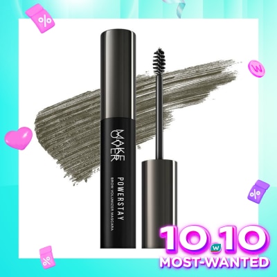 MAKE OVER Make Over Powerstay Brow Volumizer Mascara 3.5 Deep Gray 5g