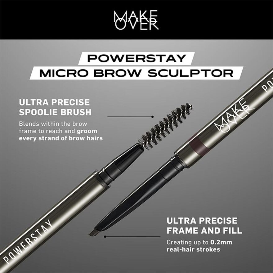 Make Over Powerstay Micro Brow Sculptor 1.0 Light Brown 0.07g