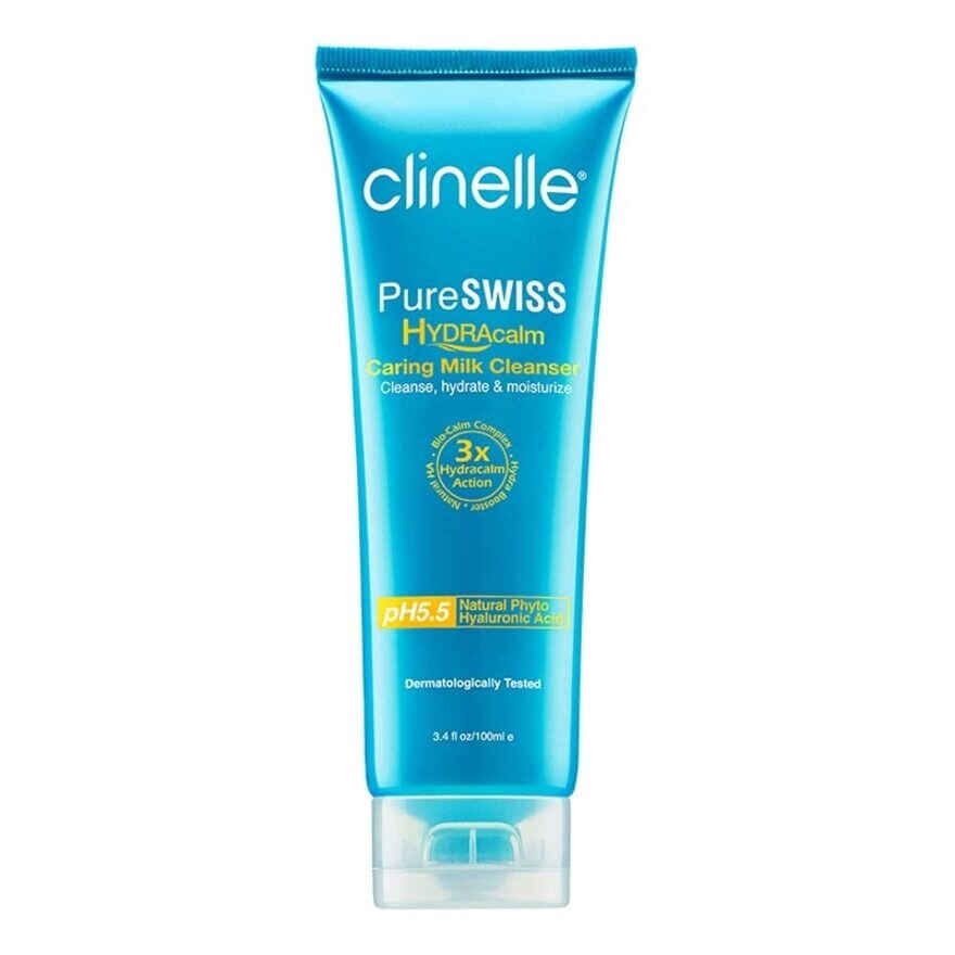 Clinelle Pureswiss Hydracalm Caring Milk Cleanser 100ml