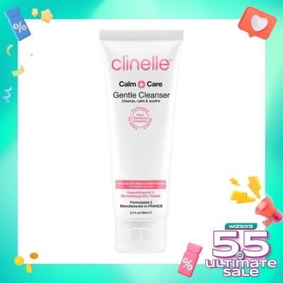 CLINELLE Clinelle Calm + Care Gentle Cleanser 100ml