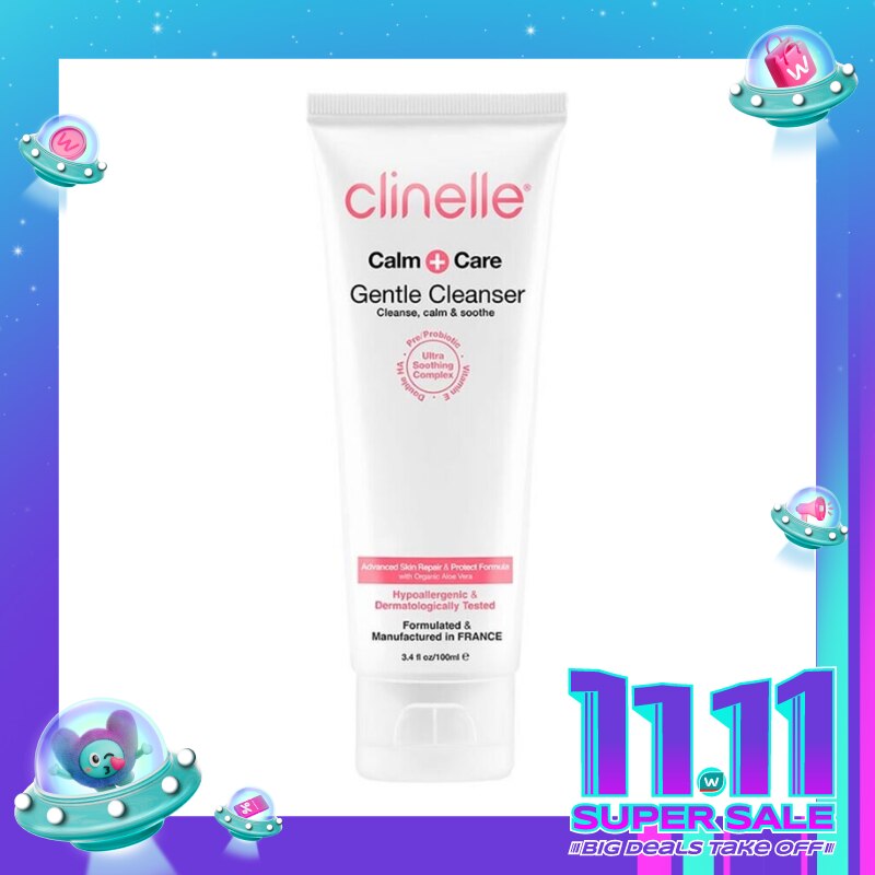 Clinelle Calm + Care Gentle Cleanser 100ml