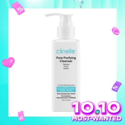 CLINELLE CLINELLE PURIFYING PORE CLNSER 120ML