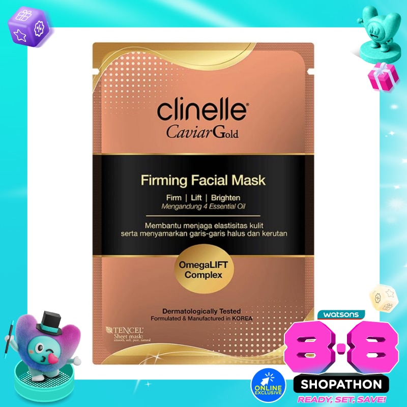 Clinelle Caviar Gold Firming Facial Mask 25ml image
