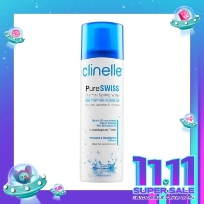 CLINELLE Clinelle PureSwiss Thermal Spring Water 50ml