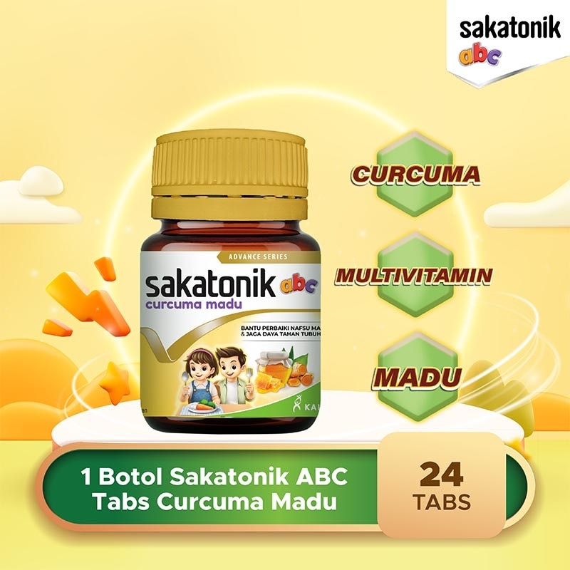 SAKATONIK ABC CURCUMA MADU 24'S