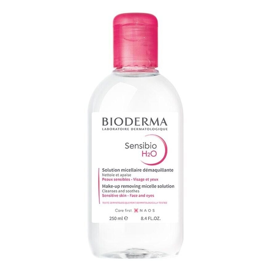 Bioderma Dermatological Sensitive Skin Daily Cleansing & Protection Sensibio H2O 250Ml + Photoderm Max Fluide