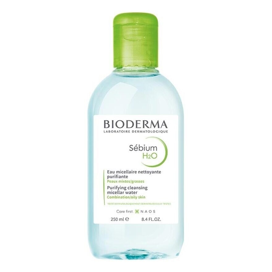 Bioderma Dermatological Oil To-Acne-Prone Skin Daily Cleansing & Protection Sebium H2O 250Ml + Photoderm Akn Mat