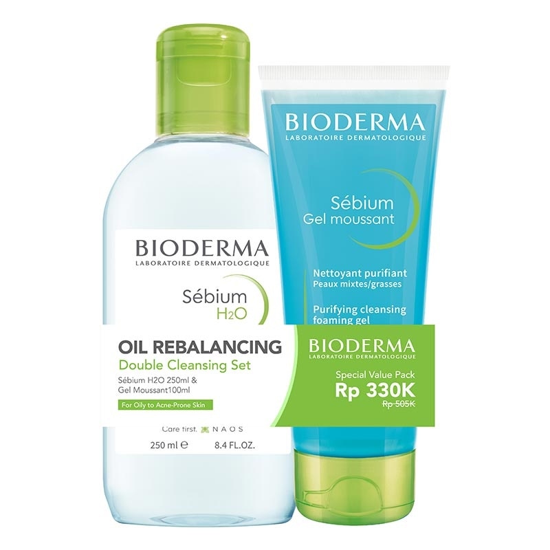 Bioderma Oil Rebalancing Double Cleansing Kit