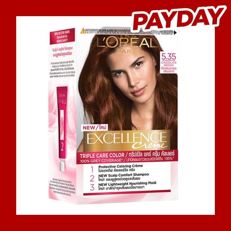 LOREAL Excellence Creme Hair Color 5.35 Chocolate Brown