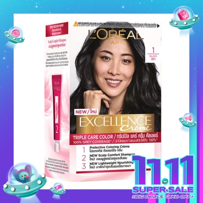 L'OREAL Excellence Crme 1 Natural Black - Hair Color