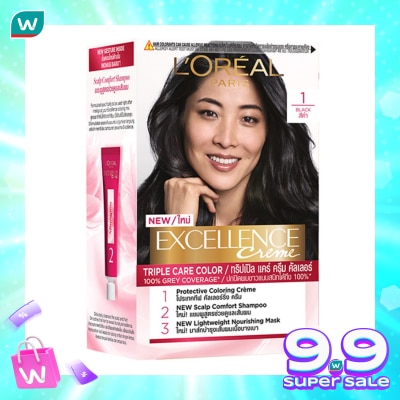 L'OREAL Excellence Crme 1 Natural Black - Hair Color
