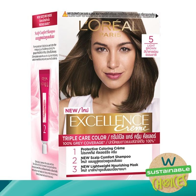 L'OREAL Excellence Creme Hair Color 5 Light Brown