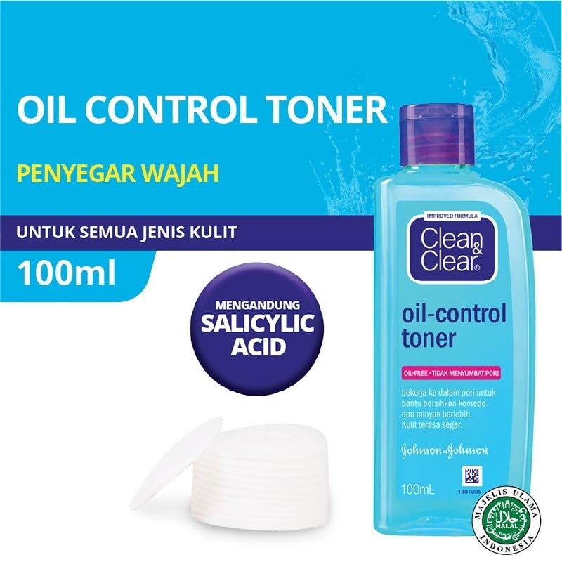 Oil Controling Toner 100ml - Clean and Clear Toner Salicylic Acid