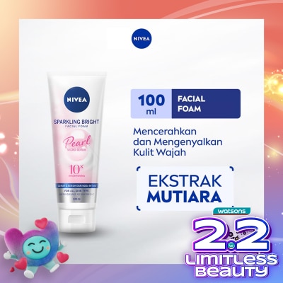 NIVEA Visage Sparkling White Foam 100ml