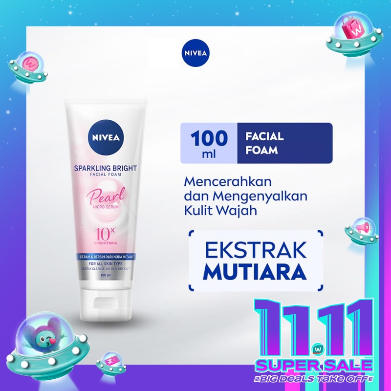 Nivea Sparkling Bright Foam 100mL