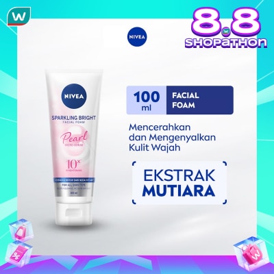 NIVEA Nivea Sparkling Bright Foam 100mL