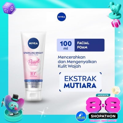NIVEA - Sparkling Bright Facial Foam 100ml image