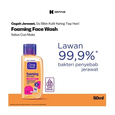 CLEAN & CLEAR Foaming Facial Wash 50ml