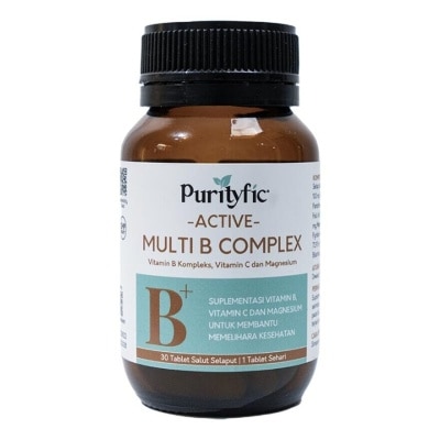 PURITYFIC Purityfic Active Multi B Complex 30 Tablet Salut Selaput